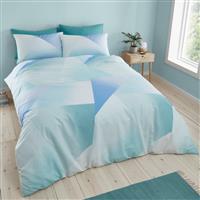 Catherine Lansfield Larsson Geo Ombre Bedding Set - Single