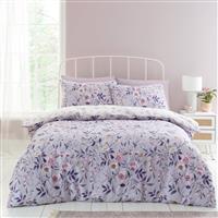 Catherine Lansfield Isadora Floral Purple Bedding Set-Double