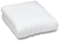 Catherine Lansfield Zero Twist Plain Bath Sheet-Bright White