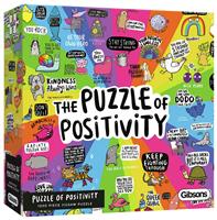 Puzzle of Positivity 1000 Pieces Jigsaw Puzzle
