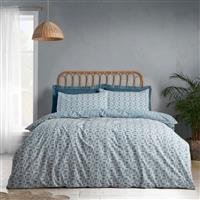 Catherine Lansfield Sardinia Tile Blue Bedding Set - Single