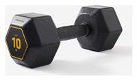 Decathlon HEX Dumbell - 1 x 10kg