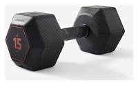 Decathlon HEX Dumbell - 1 x 15kg