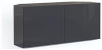 Frank Olsen Intel 2 Door Corner TV Unit - Grey