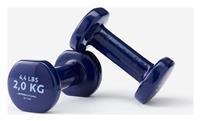 Decathlon PVC Dumbbells - 2 x 2kg