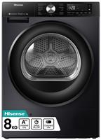 Hisense DH3S802BB3 8KG Heat Pump Tumble Dryer - Black