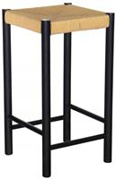 Habitat Hanna Oak Counter Stool - Black