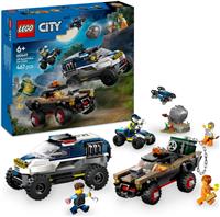 LEGO City Off-Road Police Car Chase, Building Toy Set 60449