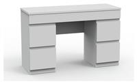 Habitat Jenson 5 Drawer Dressing Table - Matte White