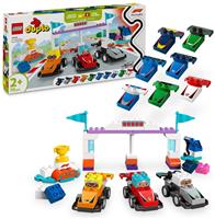 LEGO DUPLO F1 Team Race Cars & Drivers Role Play Toy 10445