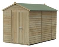 Forest Beckwood Shiplap Windowless Apex Shed - 10 x 6ft