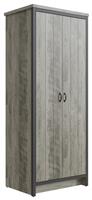 GFW Boston 2 Door Wardrobe - Grey