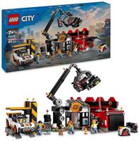 LEGO City Scrapyard with Cars, Building Toy Set 60472