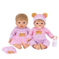 Tiny Treasures Teddy Gift Set -44cm Baby Doll
