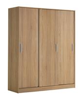 Argos Home Nova 3 Door Sliding Wardrobe - Oak