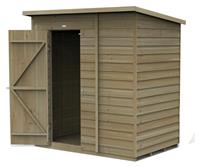 Forest 4Life Overlap Windowless Pent Shed - 6 x 4ft