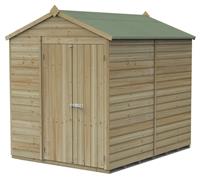 Forest Beckwood Shiplap Windowless Apex Shed - 8 x 6ft