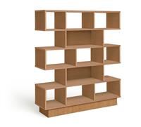 Argos Home Cube Wide Shelving Unit - Oak Effect