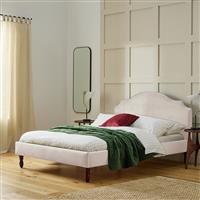 Habitat Sophia Kingsize Velvet Bed Frame - Natural