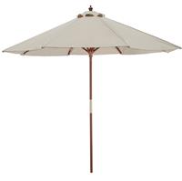 Argos Home 2.7m Water Repellent Garden Parasol - Cream