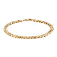 Revere 9ct Gold Plated Sterling Silver Curb Bracelet