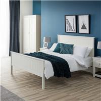 Julian Bowen Maine Kingsize Bed Frame - White