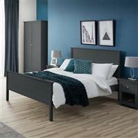 Julian Bowen Maine Single Bed Frame - Anthracite