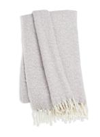 Habitat Textured Faux Mohair Throw - Lilac - 125x150cm