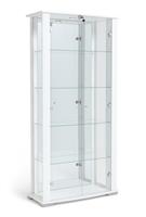 Argos Home Stella 2 Door Glass Display Cabinet - White Gloss