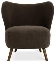 Habitat Cory Boucle Accent Chair - Brown