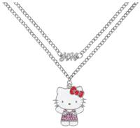Hello Kitty Silver Plated Pendant Necklace Set