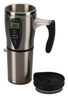 Menkind Heated Black Travel Mug - 500ml