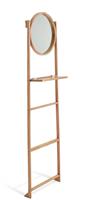 Habitat Free Standing Towel Ladder and Mirror - Natural