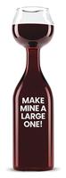 Menkind Wine Bottle Glass