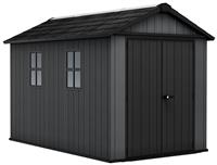 Keter Newton Plus Apex Outdoor Storage Shed 7.5x11ft - Grey