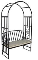 Greenhurst Huntingdon 2 Seater Metal Garden Arch Bench