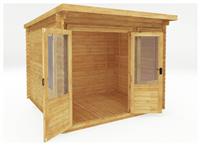 Mercia 3m x 3m Pent Log Cabin
