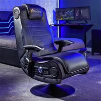 X Rocker Pro 4.1 Wireless Audio Pedestal Gaming Chair- Black
