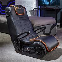 X Rocker Sentinel 4.1 Audio Floor Rocker Gaming Chair- Black