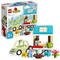 LEGO DUPLO Town Family House on Wheels Toy with Car 10986