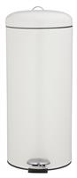 Habitat 30 Litre Round Kitchen Pedal Bin - Matt Cream