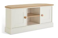 Argos Home Winchester 2 Door Corner TV Unit - Cream