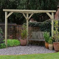 Forest Garden Slatted Corner Pergola