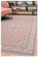 Homemaker Bukhura Traditional Blush Cut Pile Rug - 230x160cm