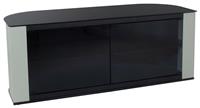 AVF Gallery Up to 60 Inch TV Stand - Pebble Grey & Black