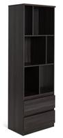 Habitat Jenson Bookcase - Black Brown