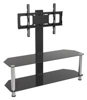 AVF SDCL1140 Up to 65 Inch TV Stand - Black & Chrome