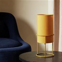 Argos Home Steel Column Table Lamp - Mustard