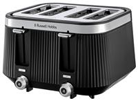 Russell Hobbs Bronte Matte Black 4 Slice Toaster 26770