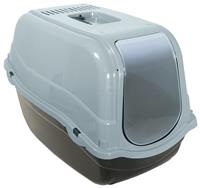 Rosewood Hooded Ice Blue Cat Litter Tray